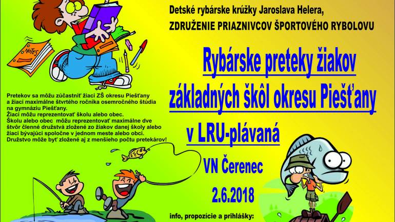 Rybárske preteky žiakov základných